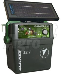 Akumulátorový zdroj CLOVERT B13, 1,3J se solárním panelem 7,2W pro elektrický ohradník